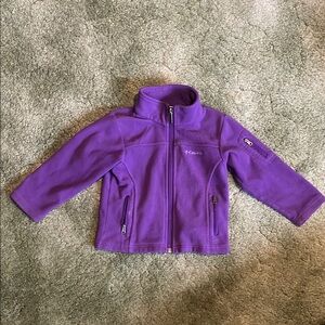 Columbia Toddler 3T Purple Fleece Jacket